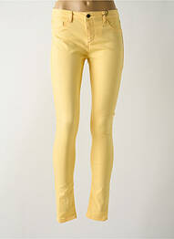 Jegging stretch taille basse jaune B.YOUNG femme