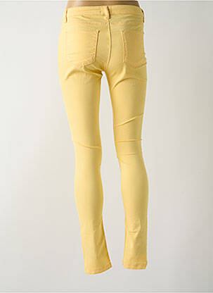 Jegging stretch taille basse jaune B.YOUNG femme