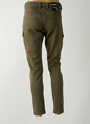 Pantalon cargo slim taille basse vert KAPORAL femme