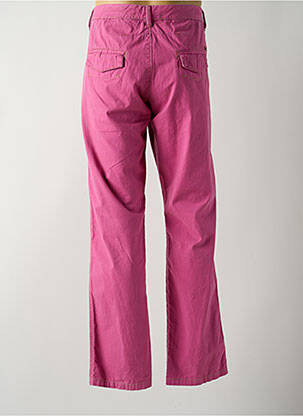 Pantalon droit tissage popeline taille normale rose NO EXCESS homme