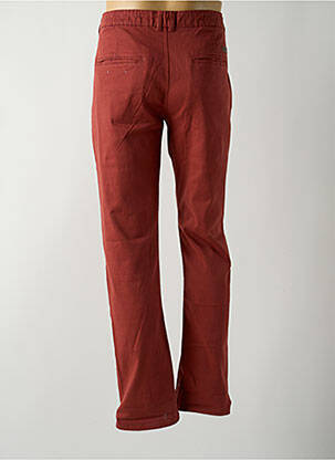 Pantalon chino tissage popeline taille normale rouge HOPENLIFE homme