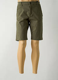 Bermuda tissage popeline taille normale vert HOPENLIFE homme
