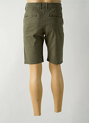 Bermuda tissage popeline taille normale vert HOPENLIFE homme
