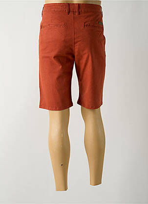 Bermuda tissage popeline taille normale orange HOPENLIFE homme
