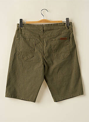 Bermuda tissage popeline taille normale vert HOPENLIFE homme