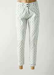 Pantalon 7/8 blanc PAKO LITTO pour femme seconde vue