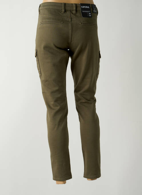 Pantalon cargo taille basse taille basse vert KAPORAL femme