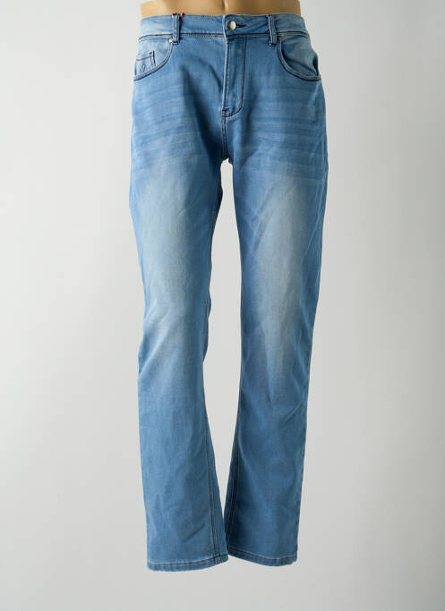 Jeans coupe droite bleu WAXX pour homme