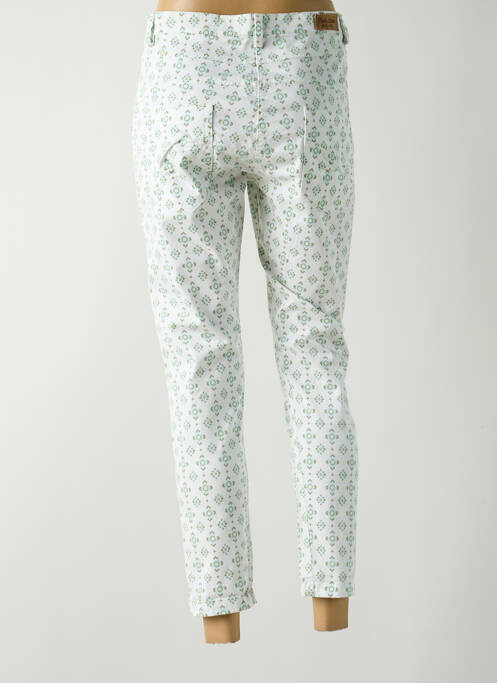 Pantalon 7/8 blanc PAKO LITTO pour femme
