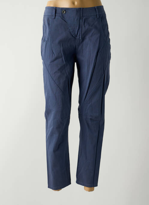 Pantalon 7/8 bleu PAKO LITTO pour femme