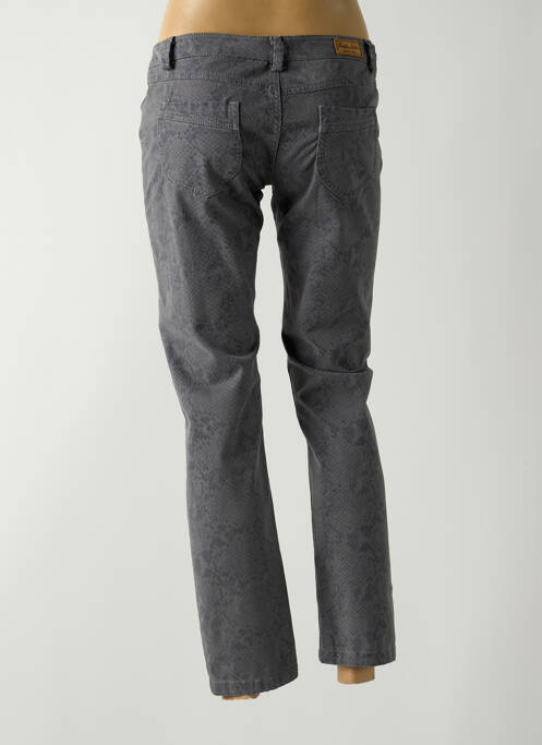 Pantalon 7/8 gris PAKO LITTO pour femme