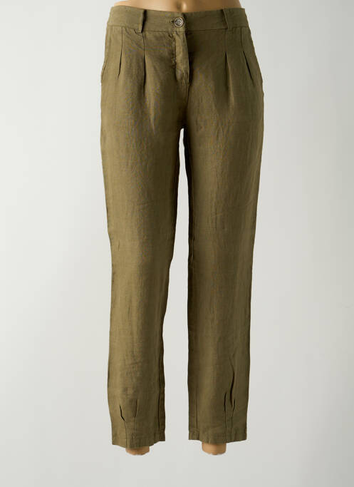 Pantalon chino vert PAKO LITTO pour femme