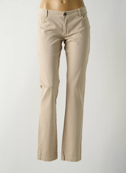 Pantalon slim beige PAKO LITTO pour femme