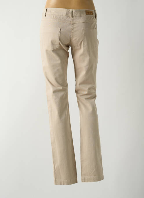 Pantalon slim beige PAKO LITTO pour femme