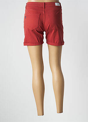 Short tissage denim taille basse rouge TIFFOSI femme
