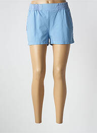 Short coupe droite taille basse bleu PAKO LITTO femme