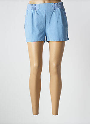 Short coupe droite taille basse bleu PAKO LITTO femme