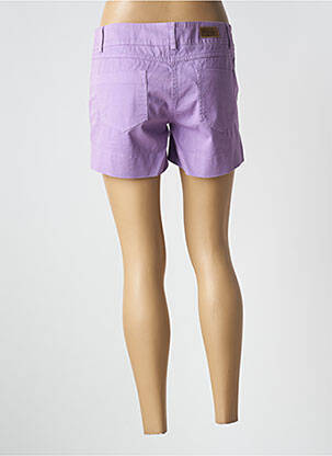 Short tissage denim taille basse violet PAKO LITTO femme