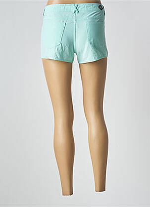 Short fermeture zippée sous rabat boutonné taille basse vert WAXX femme