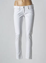 Jeans coupe slim blanc PEPE JEANS pour femme seconde vue