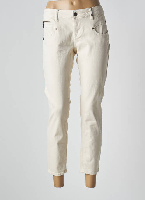 Pantalon 7/8 beige FREEMAN T.PORTER pour femme