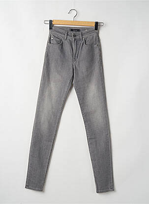 Jeans skinny poches gris SALSA femme