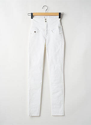 Pantalon slim poches blanc SALSA femme