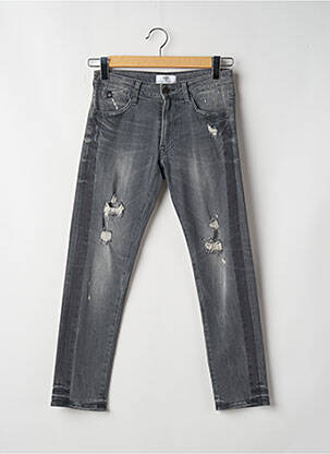 Jeans coupe slim poches gris LE TEMPS DES CERISES femme