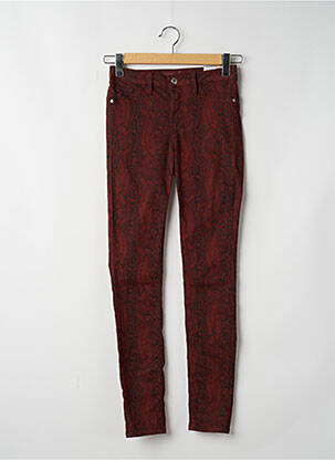 Pantalon slim poches rouge ONE SIZE FILTS ALL femme