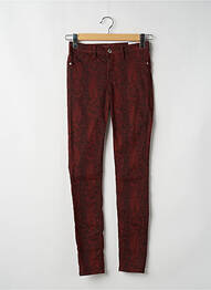 Pantalon slim poches rouge ONE SIZE FILTS ALL femme