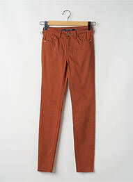 Pantalon slim poches marron TIFFOSI femme
