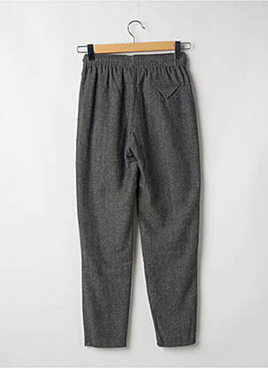 Pantalon droit taille élastique gris MOLLY BRACKEN femme