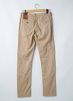 Pantalon droit coupe droite beige PEPE JEANS homme