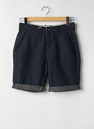 Short fermeture zippée sous rabat boutonné bleu FREEMAN T.PORTER femme