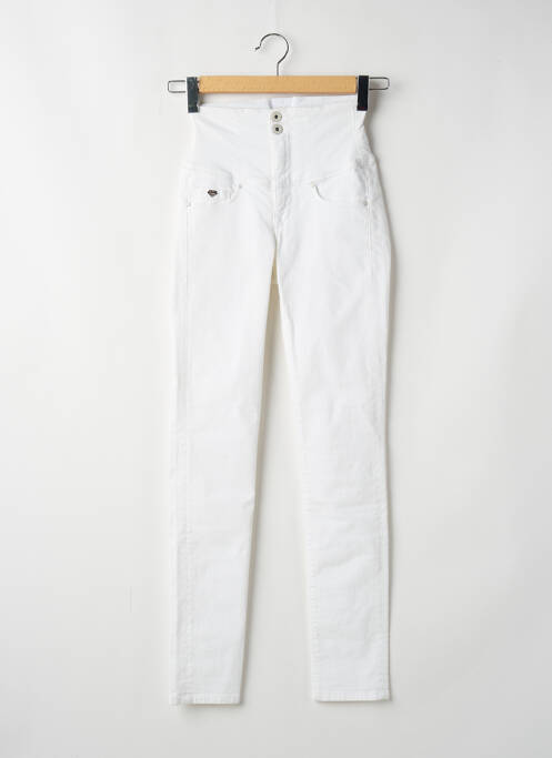 Pantalon slim poches blanc SALSA femme