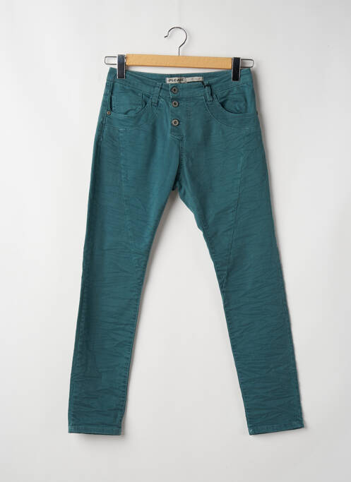 Pantalon 7/8 bleu PLEASE pour femme