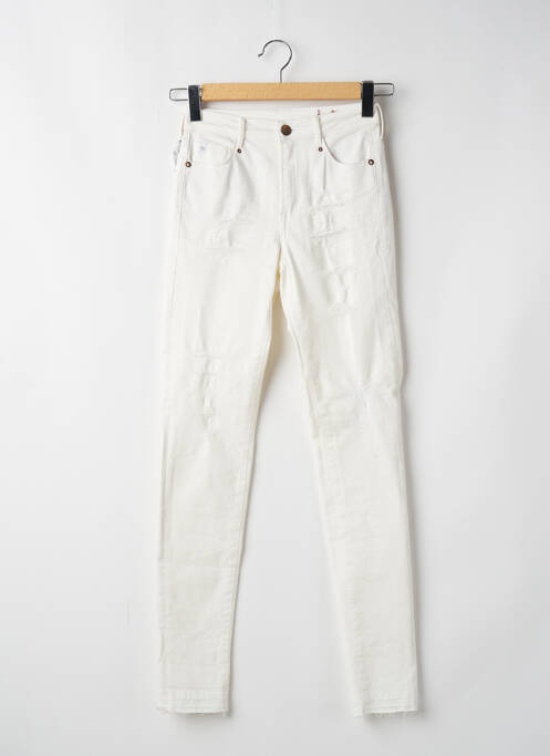 Pantalon slim blanc LE TEMPS DES CERISES pour femme