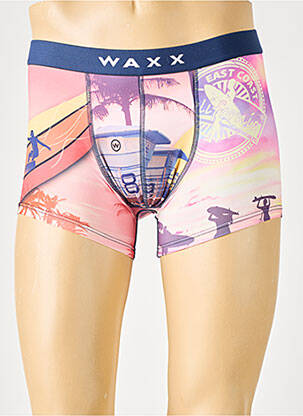 Boxer imprimé fantaisie orange WAXX homme