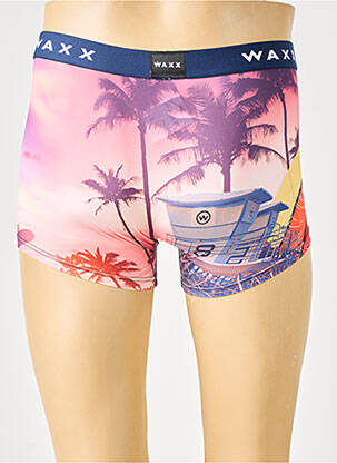 Boxer imprimé fantaisie orange WAXX homme