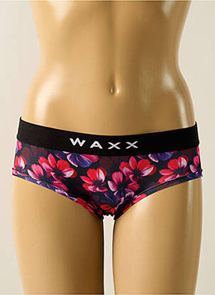Shorty effet matière satinée rose WAXX femme