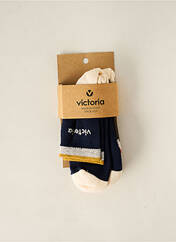 Chaussettes bleu VICTORIA pour femme seconde vue