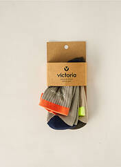 Chaussettes gris VICTORIA pour femme seconde vue