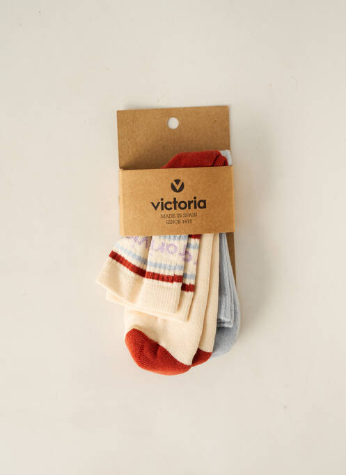 Chaussettes beige VICTORIA pour femme