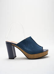 Mules/Sabots bleu WONDERS pour femme seconde vue