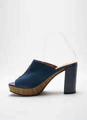 Mules/Sabots bleu WONDERS pour femme seconde vue