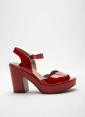 Sandales/Nu pieds rouge WONDERS pour femme seconde vue