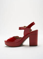 Sandales/Nu pieds rouge WONDERS pour femme seconde vue