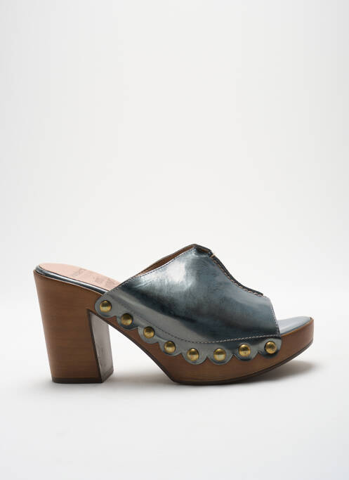 Mules/Sabots bleu WONDERS pour femme