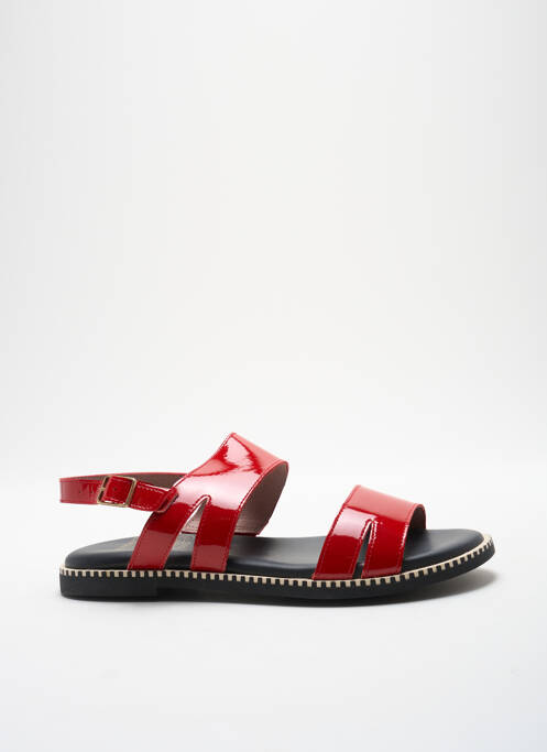 Sandales/Nu pieds rouge WONDERS pour femme