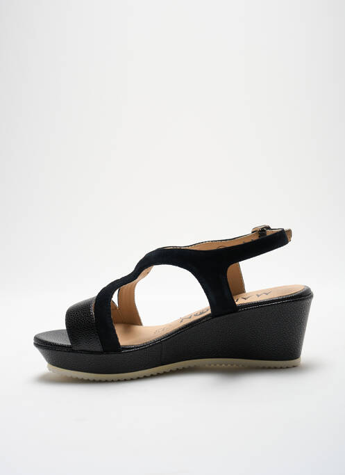 Sandales/Nu pieds noir MADISON pour femme
